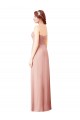 Soft Chiffon Long Sweetheart Bliss Pink A-Line Bridesmaid Dress Stockport