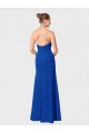 Soft Chiffon Long Sweetheart Burgundy Mermaid Bridesmaid Dress Stockport