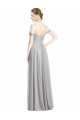 Lxue Chiffon Low Back Long Off the Shoulder A-Line Bridesmaid Dress Stockport