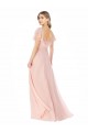 Soft Chiffon Long Square Neck A-Line Formal Dress / Bridesmaid Dress Stockport