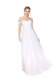 Soft Chiffon Long Off the Shoulder A-Line Formal Evening Gown / Prom Dress / Bridesmaid Dress Stockport