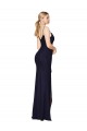 Soft Chiffon V-Back Long Spaghetti Straps Mermaid Bridesmaid Dress / Formal Dress Stockport
