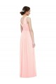 Luxe Chiffon Long V-Neck A-Line Bridesmaid Dress Stockport