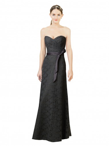 Lace Long Sweetheart Sheath Bridesmaid Dress Stockport