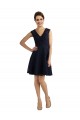 Lace Knee Length V-Neck A-Line Bridesmaid Dress / Evening Dress Stockport