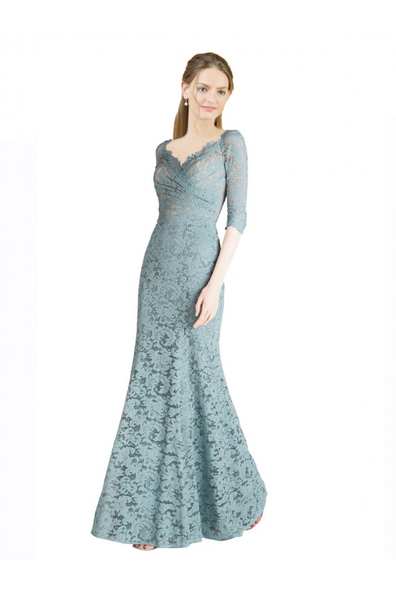Lace Long Sweetheart A-Line Prom Dress / Bridesmaid Dress Stockport