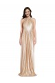 Sequin Long Halter Neck Sheath Formal Evening Gown / Prom Dress / Bridesmaid Dress Stockport