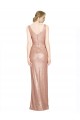 Sequin Long V-Neck Sheath Bridesmaid Dress / Evening Dress Stockport