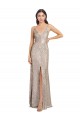 Sequin & Sparkling Sequin V-Back Long V-Neck Sheath Formal Evening Gown / Prom Dress / Bridesmaid Dress Stockport