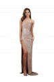 Sequin Low Back Long Scoop Neck Mermaid Formal Evening Gown / Prom Dress / Bridesmaid Dress Stockport