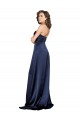 Silk like Satin Low Back Long Sweetheart A-Line Formal Evening Gown / Prom Dress / Bridesmaid Dress Stockport