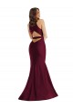 Silk like Satin Open Back Long V-Neck Mermaid Formal Plus Size Evening Gown / Prom Dress / Bridesmaid Dress Stockport