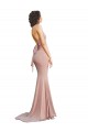 Spandex Low Back Long V-Neck Mermaid Formal Evening Gown / Prom Dress / Bridesmaid Dress Stockport