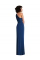Spandex Long One Shoulder Sheath Semi Formal Evening Dress / Prom Dress / Bridesmaid Dress Stockport