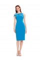 Stretch Crepe Cocktail Length Mermaid Formal Evening Gown / Prom Dress / Bridesmaid Dress Stockport