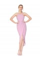 Stretch Crepe Knee Length Halter Neck Mermaid Bridesmaid Dress / Formal Dress Stockport