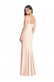 Stretch Crepe Long Spaghetti Straps Trumpet Semi Formal Evening Dress / Prom Dress / Bridesmaid Dress Stockport
