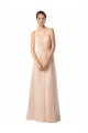 Tulle Long Sweetheart Nude A-Line Bridesmaid Dress / Evening Dress Stockport